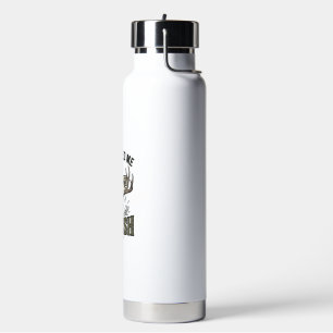 Christliches Fischdesign Er rief mich zum Fischen Trinkflasche