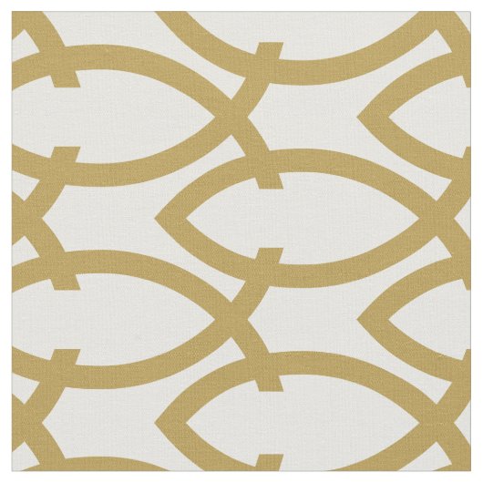 Christliches Fischmuster Stoff (Nahaufnahme)