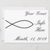 Christliches Fischsymbol Ichthys Thunder_Cove (Vorderseite)