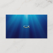 Christliches Fischsymbol | Inspiration Visitenkarte (Vorderseite)