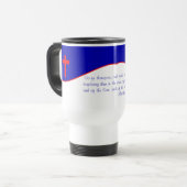 Christliches Flag Inspiriert Reisebecher (Vorderseite Links)