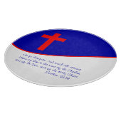 Christliches Flag Inspiriert Schneidebrett (Ecke)
