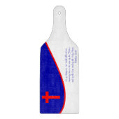 Christliches Flag Inspiriert Schneidebrett (Vorderseite)