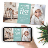 Christliches Foto Weihnachten - Oh, Lass uns Adore