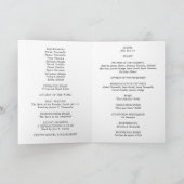 Christliches Foto zur Beerdigung der Dienstzeit Programm (Innenseite)