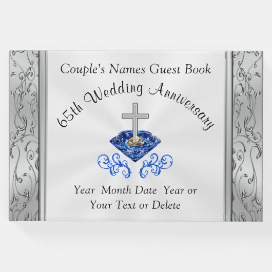Christliches Gästebuch zum 65. Geburtstag (Vorderseite)