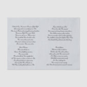 Christliches Gebet Decoupage Seidenpapier (Vorderseite)