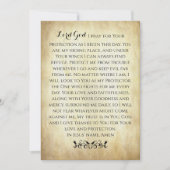 Christliches Gebet für Schutzflachkarte (Vorderseite)