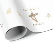 Christliches Gebet  Geschenkpapier (Rolleneckpunkt)