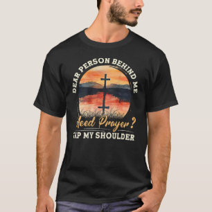Christliches Gebet Jesus Cross braucht Gebet Stach T-Shirt