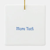 Christliches Gebet Keramikornament (Rückseite)