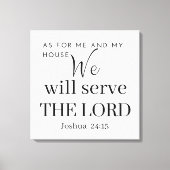 Christliches Gebet Leinwanddruck (Vorderseite)