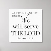 Christliches Gebet Leinwanddruck (Vorderseite)