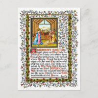 Christliches Gebet mit Krippe
