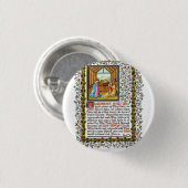 Christliches Gebet mit Nativity Button (Vorne & Hinten)