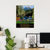 Christliches Gebet-Poster Poster (Heimbüro)