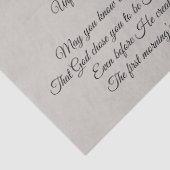 Christliches Gebete Decoupage Seidenpapier (Detail)