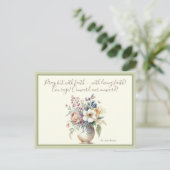 Christliches Gebetsbuch Verse Postkarte (Stehend Vorderseite)