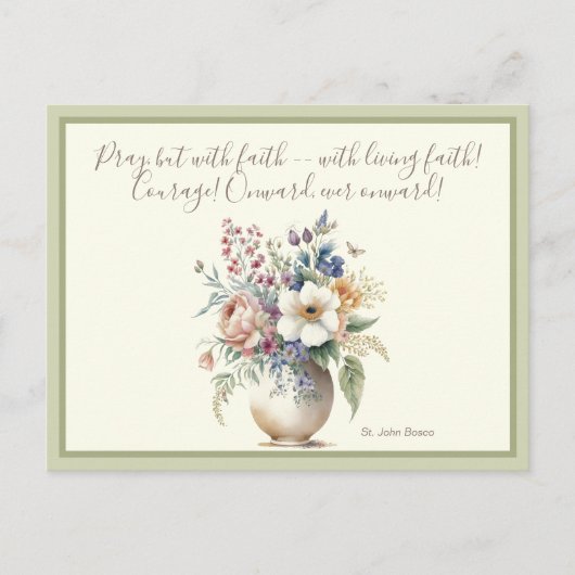 Christliches Gebetsbuch Verse Postkarte (Vorderseite)