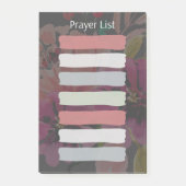 Christliches Gebetsliste klebrig Post-it Klebezettel (Vorderseite)