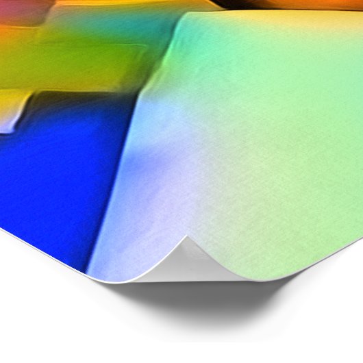 Christliches Gebetspopapier (Matte) Poster (Ecke)