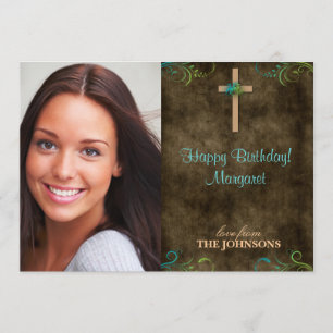 Christliches Geburtstagsfeier Foto ich kann alles  Einladung