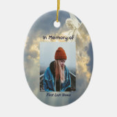 Christliches Gedicht Memorial Keepake Angel Sky Cl Keramik Ornament (Vorne)