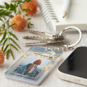 Christliches Gedicht Memorial Keepake Angel Sky Cl Schlüsselanhänger (Vorderseite rechts)