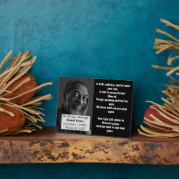 Christliches Gedicht Vater Foto Gedenkfeier Beerdi Fotoplatte