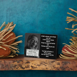 Christliches Gedicht Vater Foto Gedenkfeier Beerdi Fotoplatte