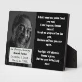 Christliches Gedicht Vater Foto Gedenkfeier Beerdi Fotoplatte (Seite)