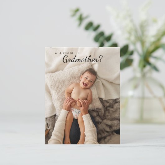 Christliches Gedicht wirst du meine Mutter sein Einladung (Stehend Vorderseite)