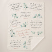 Christliches Geschenk I g gemütliche Heilbücher Ge Sherpadecke (Vorderseite)