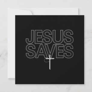 Christliches Geschenk Jesus Faith Bible Verse Feiertagskarte