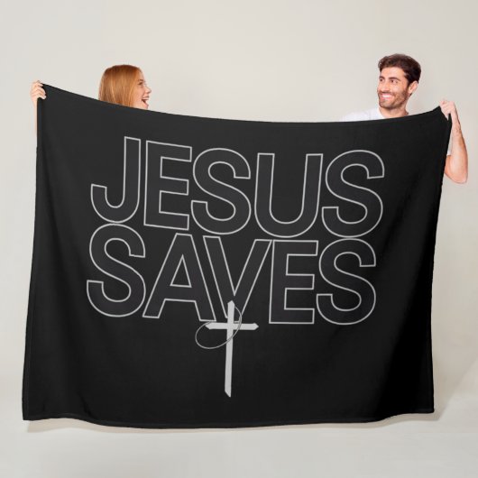 Christliches Geschenk Jesus Faith Bible Verse Fleecedecke (Beispiel)