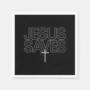 Christliches Geschenk Jesus Faith Bible Verse Serviette