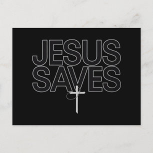 Christliches Geschenk Jesus Glaube Bibelvers Feiertagspostkarte