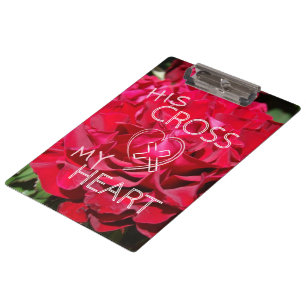 Christliches Geschenk-Klemmbrett-Rosen-Jesus-Kreuz Klemmbrett