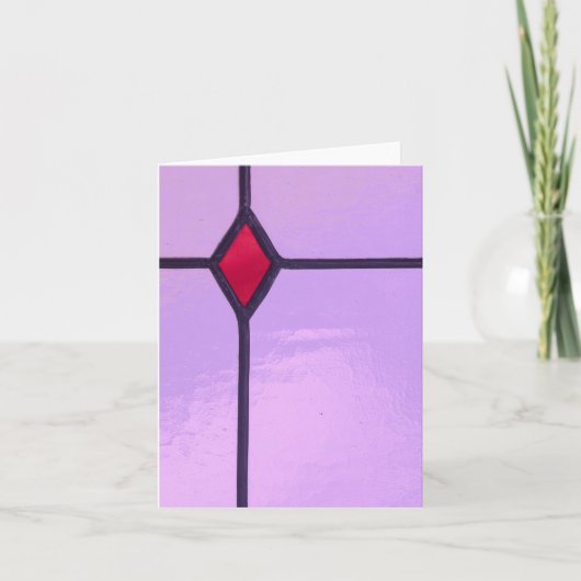 Christliches Glaskreuz innen (Vorderseite)