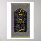 CHRISTLICHES GLAUBEN ALONE SOLA FIDE POSTER (Vorne)