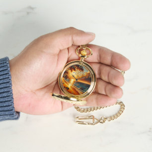 Christliches Glaubenskreuz mit Mark 11:24 Armbanduhr