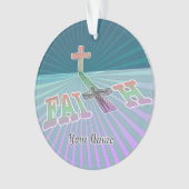 Christliches Glaubenskreuz Ornament (Vorderseite)