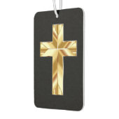 Christliches Goldkreuz Autolufterfrischer (Links)