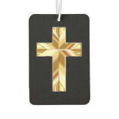 Christliches Goldkreuz Autolufterfrischer (Rückseite)
