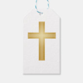 Christliches Goldkreuz Geschenkanhänger (Vorderseite)