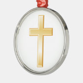 Christliches Goldkreuz Ornament Aus Metall (Links)