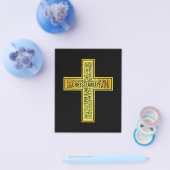 Christliches Goldkreuz - Textgestaltung Flyer (Einzeln)