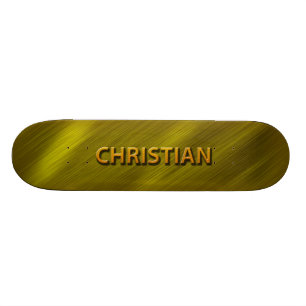 christliches Goldkundenspezifische Skateboard