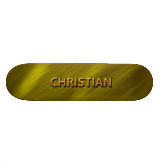 christliches Goldkundenspezifische Skateboard