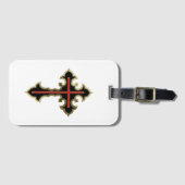 Christliches Goldrausch Gepäckanhänger (Vorderseite (Horizontal))